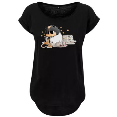 Motiv: Ladies Long Slub Tee - Oma Tiramisu - Himmelsbande - bestimme auf Wunsch Details wie Produkt, Grösse, Farbe und Position selbst ! Motiv: Ladies Long Slub Tee - Oma Tiramisu - Himmelsbande
