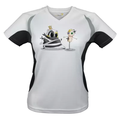 Motiv: Laufshirt Lady Running T - Ninja Prinzessin Praline - Himmelsbande - bestimme auf Wunsch Details wie Produkt, Grösse, Farbe und Position selbst ! Motiv: Laufshirt Lady Running T - Ninja Prinzessin Praline - Himmelsbande
