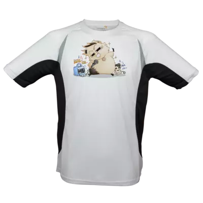 Motiv: Laufshirt Running T - Super Sänger Semmel - Himmelsbande - bestimme auf Wunsch Details wie Produkt, Grösse, Farbe und Position selbst ! Motiv: Laufshirt Running T - Super Sänger Semmel - Himmelsbande