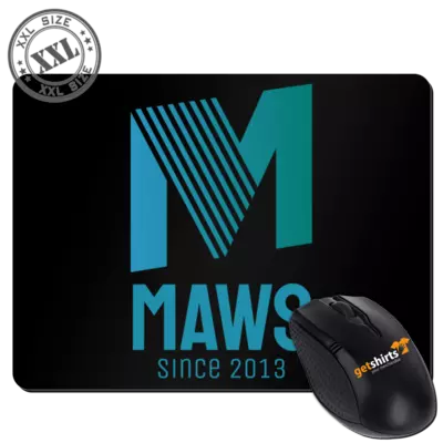 Motiv: XXL Mousepad - MAWS Since 2013 - bestimme auf Wunsch Details wie Produkt, Grösse, Farbe und Position selbst ! Motiv: XXL Mousepad - MAWS Since 2013
