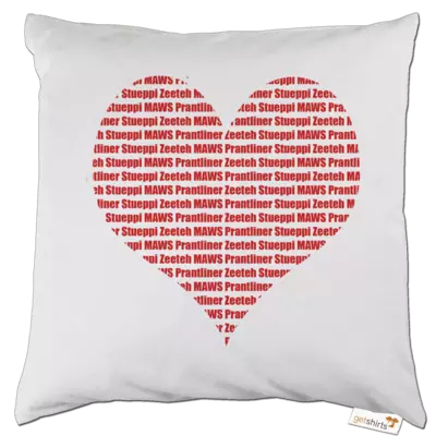 Motiv: Kissen - Liebe zu Viert - bestimme auf Wunsch Details wie Produkt, Grösse, Farbe und Position selbst ! Motiv: Kissen - Liebe zu Viert