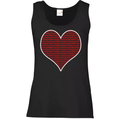 Motiv: Tank Top Damen Classic - Liebe zu Viert - bestimme auf Wunsch Details wie Produkt, Grösse, Farbe und Position selbst ! Motiv: Tank Top Damen Classic - Liebe zu Viert