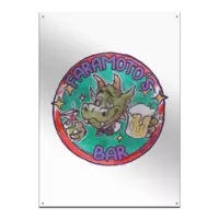 Motiv: Metallschild - Faramoto's Bar - bestimme auf Wunsch Details wie Produkt, Grösse, Farbe und Position selbst ! Motiv: Metallschild - Faramoto's Bar