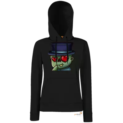 Motiv: Hoodie Damen Classic - ZombieLove - bestimme auf Wunsch Details wie Produkt, Grösse, Farbe und Position selbst ! Motiv: Hoodie Damen Classic - ZombieLove