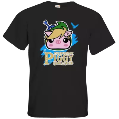 Motiv: T-Shirt Premium FAIR WEAR - Hey Listen Piggy! - bestimme auf Wunsch Details wie Produkt, Grösse, Farbe und Position selbst ! Motiv: T-Shirt Premium FAIR WEAR - Hey Listen Piggy!