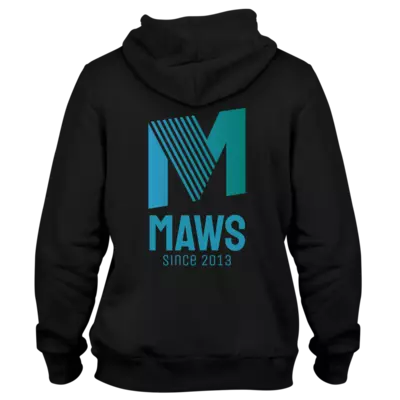 Motiv: Two-Tone Hoodie - MAWS Since 2013 - bestimme auf Wunsch Details wie Produkt, Grösse, Farbe und Position selbst ! Motiv: Two-Tone Hoodie - MAWS Since 2013