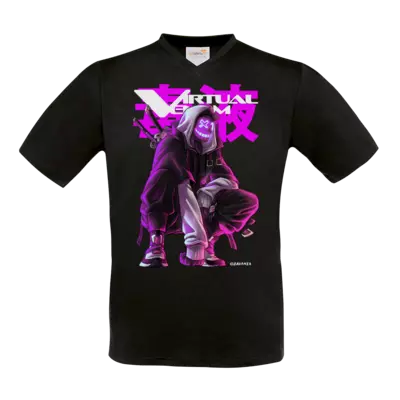 Motiv: T-Shirt V-Neck FAIR WEAR - V by Zaranea - bestimme auf Wunsch Details wie Produkt, Grösse, Farbe und Position selbst ! Motiv: T-Shirt V-Neck FAIR WEAR - V by Zaranea