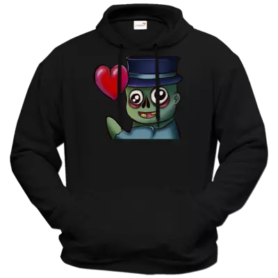 Motiv: Hoodie Premium FAIR WEAR - ZombieHerz - bestimme auf Wunsch Details wie Produkt, Grösse, Farbe und Position selbst ! Motiv: Hoodie Premium FAIR WEAR - ZombieHerz