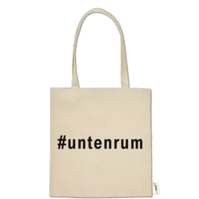 Motiv: Baumwolltasche - Untenrum - bestimme auf Wunsch Details wie Produkt, Grösse, Farbe und Position selbst ! Motiv: Baumwolltasche - Untenrum