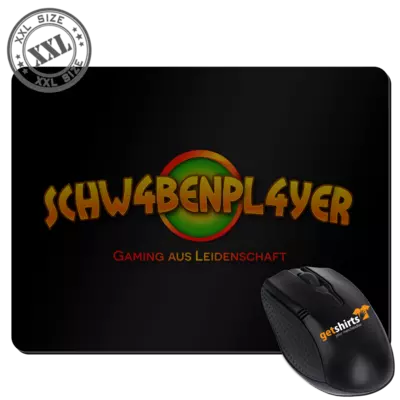 Motiv: XXL Mousepad - Banner hell SW - bestimme auf Wunsch Details wie Produkt, Grösse, Farbe und Position selbst ! Motiv: XXL Mousepad - Banner hell SW