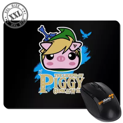 Motiv: XXL Mousepad - Hey Listen Piggy! - bestimme auf Wunsch Details wie Produkt, Grösse, Farbe und Position selbst ! Motiv: XXL Mousepad - Hey Listen Piggy!