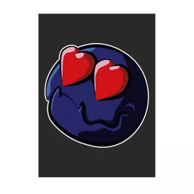 Motiv: Poster A1 - VV Love Emote - bestimme auf Wunsch Details wie Produkt, Grösse, Farbe und Position selbst ! Motiv: Poster A1 - VV Love Emote