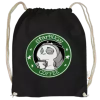 Motiv: Cotton Gymsac - starBUGS Coffee - bestimme auf Wunsch Details wie Produkt, Grösse, Farbe und Position selbst ! Motiv: Cotton Gymsac - starBUGS Coffee
