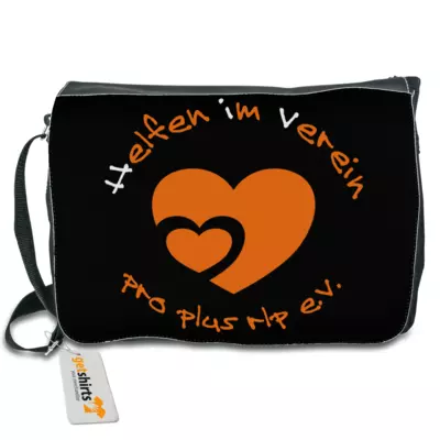 Motiv: Schultertasche - Mit Herz - bestimme auf Wunsch Details wie Produkt, Grösse, Farbe und Position selbst ! Motiv: Schultertasche - Mit Herz