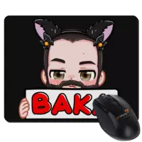 Motiv: Mousepad Textil - Nino Maid Baka - bestimme auf Wunsch Details wie Produkt, Grösse, Farbe und Position selbst ! Motiv: Mousepad Textil - Nino Maid Baka