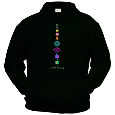 Motiv: Hoodie Classic - BlackPommes Planeten - bestimme auf Wunsch Details wie Produkt, Grösse, Farbe und Position selbst ! Motiv: Hoodie Classic - BlackPommes Planeten