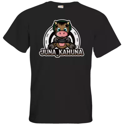 Motiv: T-Shirt Premium FAIR WEAR - Juna_KahunaMerchLogo - bestimme auf Wunsch Details wie Produkt, Grösse, Farbe und Position selbst ! Motiv: T-Shirt Premium FAIR WEAR - Juna_KahunaMerchLogo