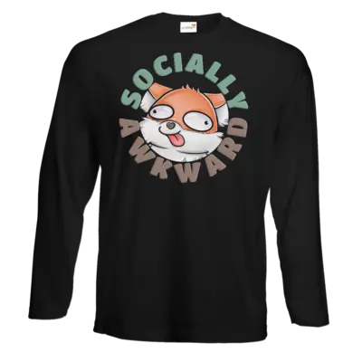 Motiv: Exact 190 Longsleeve FAIR WEAR - Socially Awkward - bestimme auf Wunsch Details wie Produkt, Grösse, Farbe und Position selbst ! Motiv: Exact 190 Longsleeve FAIR WEAR - Socially Awkward
