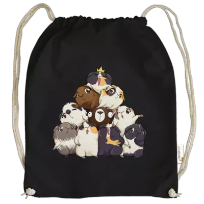Motiv: Cotton Gymsac - Die Meeries - bestimme auf Wunsch Details wie Produkt, Grösse, Farbe und Position selbst ! Motiv: Cotton Gymsac - Die Meeries