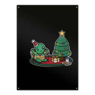 Motiv: Metallschild - christmas - bestimme auf Wunsch Details wie Produkt, Grösse, Farbe und Position selbst ! Motiv: Metallschild - christmas