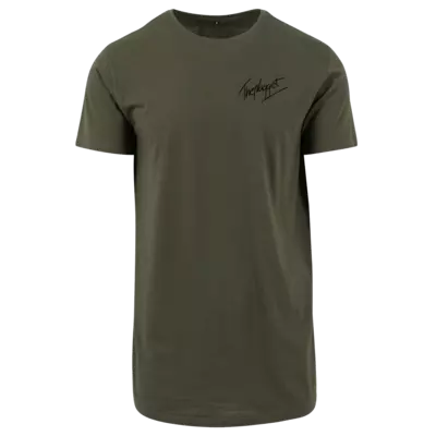 Motiv: Shaped Long Tee - Sign bl - bestimme auf Wunsch Details wie Produkt, Grösse, Farbe und Position selbst ! Motiv: Shaped Long Tee - Sign bl
