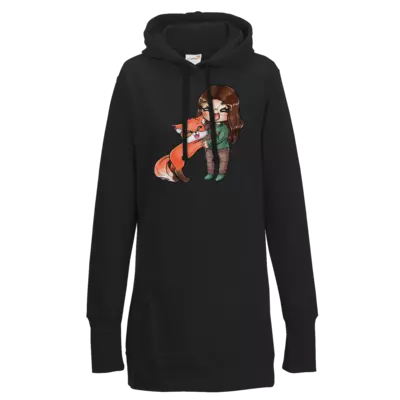 Motiv: Lady Longline Hoodie - bestimme auf Wunsch Details wie Produkt, Grösse, Farbe und Position selbst ! Motiv: Lady Longline Hoodie