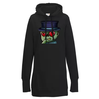 Motiv: Lady Longline Hoodie - ZombieLove - bestimme auf Wunsch Details wie Produkt, Grösse, Farbe und Position selbst ! Motiv: Lady Longline Hoodie - ZombieLove