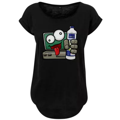 Motiv: Ladies Long Slub Tee - bestimme auf Wunsch Details wie Produkt, Grösse, Farbe und Position selbst ! Motiv: Ladies Long Slub Tee
