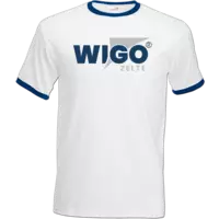 Motiv: T-Shirt Ringer - WIGO Logo Farbe - bestimme auf Wunsch Details wie Produkt, Grösse, Farbe und Position selbst ! Motiv: T-Shirt Ringer - WIGO Logo Farbe