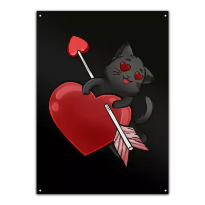 Motiv: Metallschild - Nami Amor - bestimme auf Wunsch Details wie Produkt, Grösse, Farbe und Position selbst ! Motiv: Metallschild - Nami Amor
