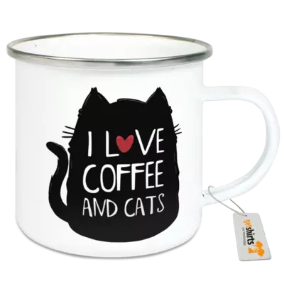 Motiv: Emaille-Tasse - Coffee Lover