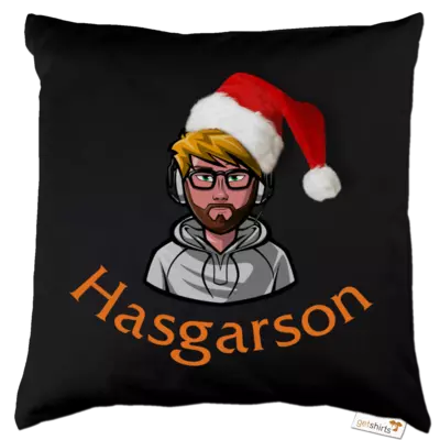 Motiv: Kissen Baumwolle - Hasgarson Weihnachten - bestimme auf Wunsch Details wie Produkt, Grösse, Farbe und Position selbst ! Motiv: Kissen Baumwolle - Hasgarson Weihnachten