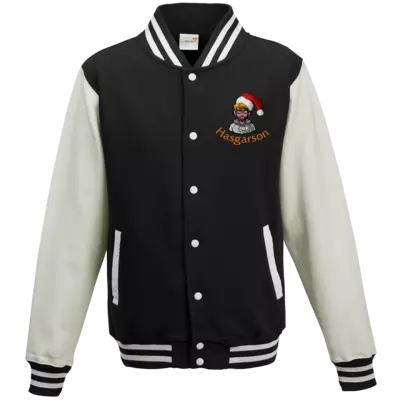Motiv: College Jacke - Hasgarson Weihnachten - bestimme auf Wunsch Details wie Produkt, Grösse, Farbe und Position selbst ! Motiv: College Jacke - Hasgarson Weihnachten