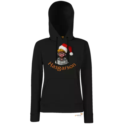Motiv: Hoodie Damen Classic - Hasgarson Weihnachten - bestimme auf Wunsch Details wie Produkt, Grösse, Farbe und Position selbst ! Motiv: Hoodie Damen Classic - Hasgarson Weihnachten