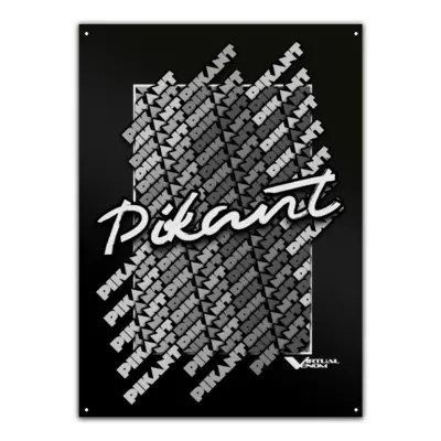 Motiv: Metallschild - Pikant Black&White by VirtualVenom - bestimme auf Wunsch Details wie Produkt, Grösse, Farbe und Position selbst ! Motiv: Metallschild - Pikant Black&White by VirtualVenom