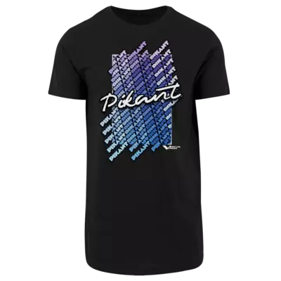 Motiv: Shaped Long Tee - Pikant Purple&Blue by VirtualVenom - bestimme auf Wunsch Details wie Produkt, Grösse, Farbe und Position selbst ! Motiv: Shaped Long Tee - Pikant Purple&Blue by VirtualVenom