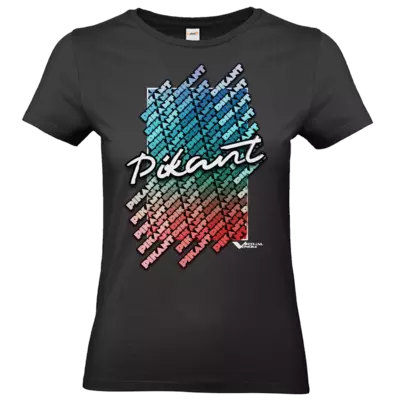 Motiv: T-Shirt Damen Premium FAIR WEAR - Pikant Rainbow by VirtualVenom - bestimme auf Wunsch Details wie Produkt, Grösse, Farbe und Position selbst ! Motiv: T-Shirt Damen Premium FAIR WEAR - Pikant Rainbow by VirtualVenom