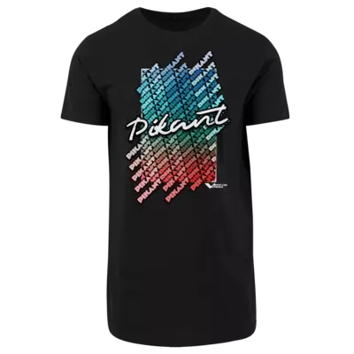 Motiv: Shaped Long Tee - Pikant Rainbow by VirtualVenom - bestimme auf Wunsch Details wie Produkt, Grösse, Farbe und Position selbst ! Motiv: Shaped Long Tee - Pikant Rainbow by VirtualVenom