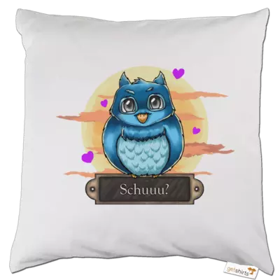 Motiv: Kissen - Schuuu - bestimme auf Wunsch Details wie Produkt, Grösse, Farbe und Position selbst ! Motiv: Kissen - Schuuu
