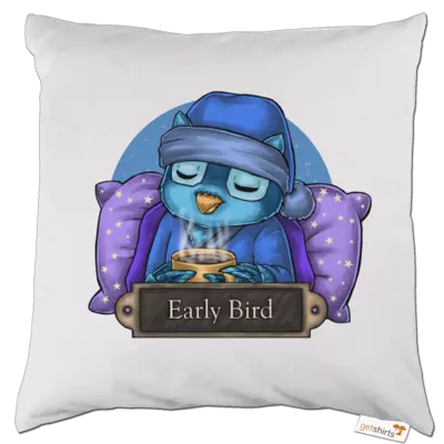 Motiv: Kissen - EarlyBird - bestimme auf Wunsch Details wie Produkt, Grösse, Farbe und Position selbst ! Motiv: Kissen - EarlyBird