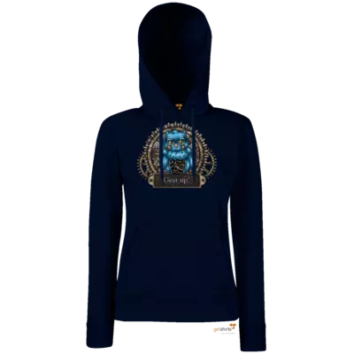 Motiv: Hoodie Damen Classic - GearUp - bestimme auf Wunsch Details wie Produkt, Grösse, Farbe und Position selbst ! Motiv: Hoodie Damen Classic - GearUp