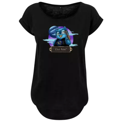 Motiv: Ladies Long Slub Tee - GotAim - bestimme auf Wunsch Details wie Produkt, Grösse, Farbe und Position selbst ! Motiv: Ladies Long Slub Tee - GotAim