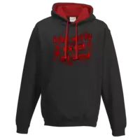 Motiv: Two-Tone Hoodie - Dont worry its not my blood - bestimme auf Wunsch Details wie Produkt, Grösse, Farbe und Position selbst ! Motiv: Two-Tone Hoodie - Dont worry its not my blood