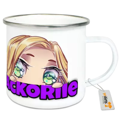 Motiv: Emaille-Tasse - Kuck-kuck!