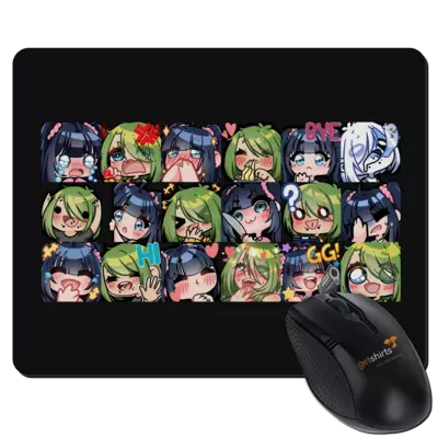 Motiv: Mousepad Textil - Emotes2021 - bestimme auf Wunsch Details wie Produkt, Grösse, Farbe und Position selbst ! Motiv: Mousepad Textil - Emotes2021