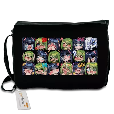 Motiv: Schultertasche - Emotes2021 - bestimme auf Wunsch Details wie Produkt, Grösse, Farbe und Position selbst ! Motiv: Schultertasche - Emotes2021