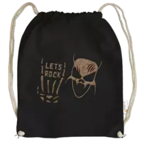 Motiv: Cotton Gymsac - Let´s Rock (STM) - bestimme auf Wunsch Details wie Produkt, Grösse, Farbe und Position selbst ! Motiv: Cotton Gymsac - Let´s Rock (STM)
