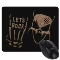 Motiv: Mousepad Textil - Let´s Rock (STM) - bestimme auf Wunsch Details wie Produkt, Grösse, Farbe und Position selbst ! Motiv: Mousepad Textil - Let´s Rock (STM)