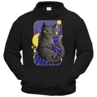 Motiv: Hoodie Classic - Spacecat Nami - bestimme auf Wunsch Details wie Produkt, Grösse, Farbe und Position selbst ! Motiv: Hoodie Classic - Spacecat Nami