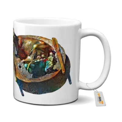 Motiv: Tasse - Bau er´n Frühstück